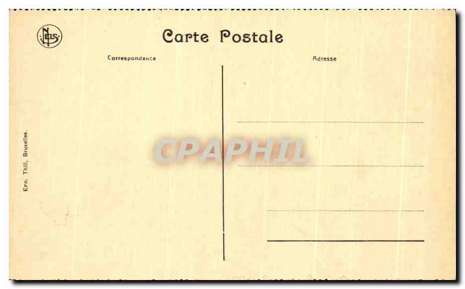 CPA Nieuport Ville Les Quais Pecheurs Bateau — Rückseite