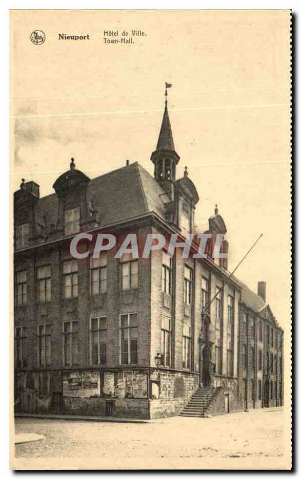 CPA Nieuport Hotel de Ville 