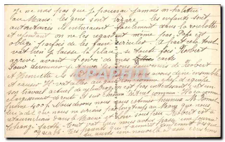 Le Mans — La Cathédrale Saint-Julien — La Rosace, XVᵉ siècle — Verso