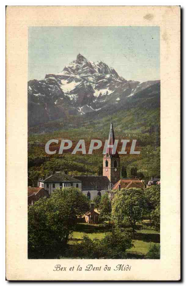 CPA Bex et la dent du Midi Suisse