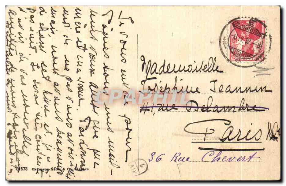 CPA Bex et la dent du Midi Suisse — Rückseite