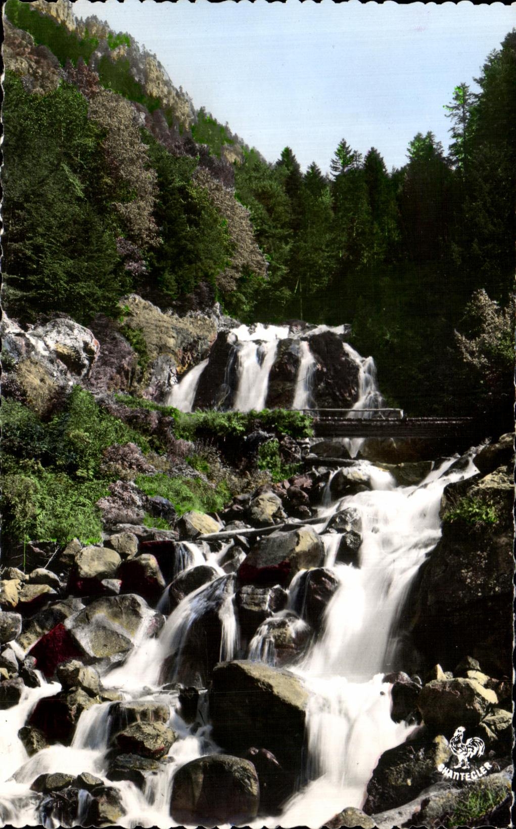 La Raillière - La Cascade du Lutour — Cauterets (H.P.) - alt. 990 m. — Édition Chantecler - Pau