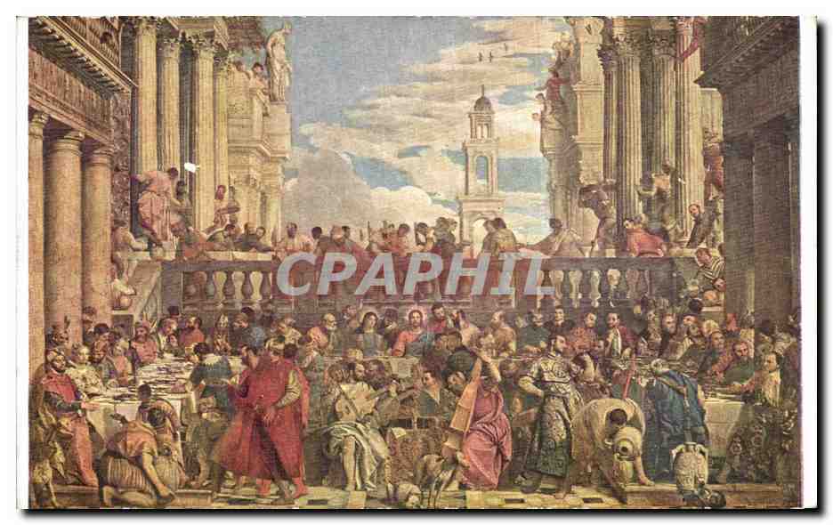 CPA Paolo Caliari Les noces de Cana Veronese