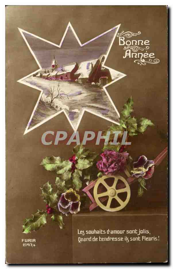 CPA Fantaisie Bonne Annee Bonne annee