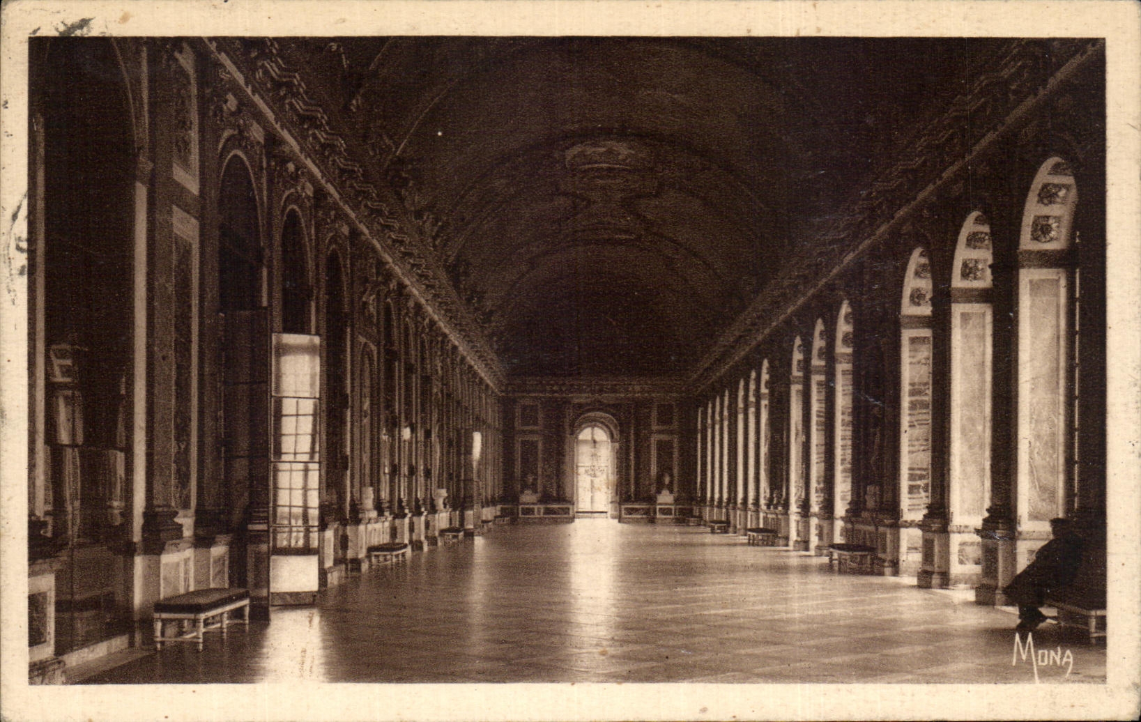 CPA Les Petits Tableaux De Versailles Galerie des glaces