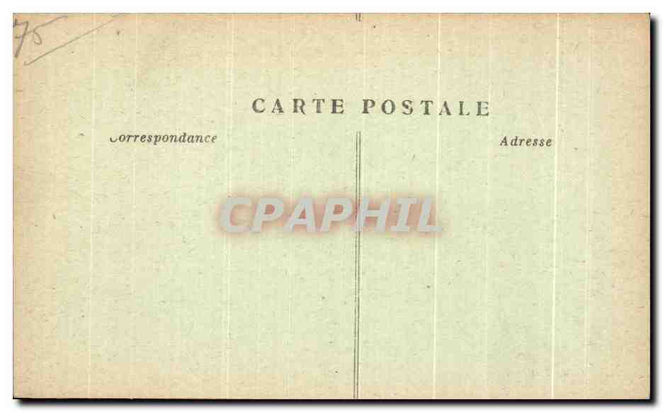 CPA Paris Avenue des Champs Elysees Arc de Triomphe  — Rückseite