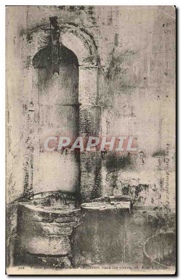 CPA Paris Vieux puits Rue Laplace
