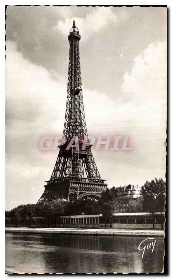 La tour Eiffel — vue de l'avenue de Tokio — Éditions d'Art GUY