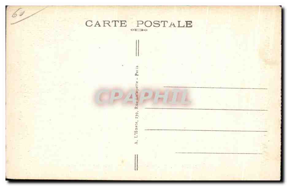 CPA Foret de Compiegne Armistice le monument par Edgar Brand Militaria Aigle  — Verso