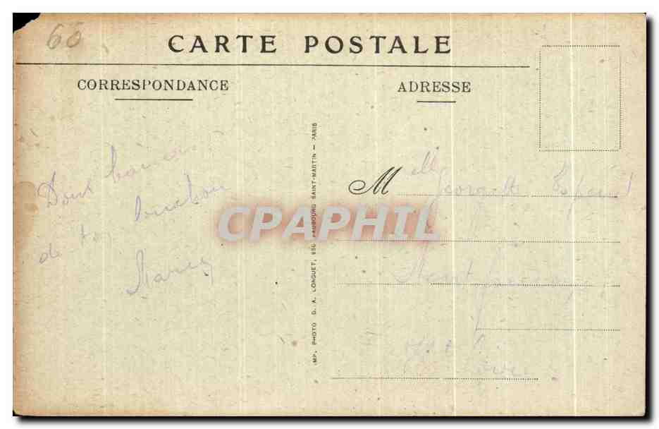 CPA Compiegne Bombardement de 1918 Rue de Lorraine Militaria — Rückseite
