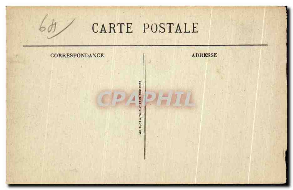 CPA Cambo Vue generale de Cambo les Thermes  — Rückseite