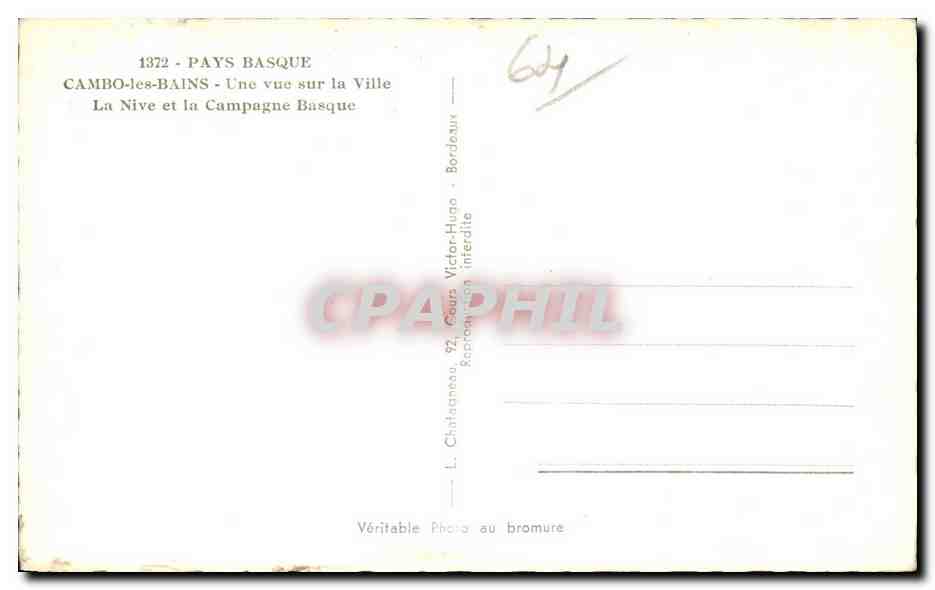Cambo-les-Bains — Pays Basque — L. Chitarneau — Reverso
