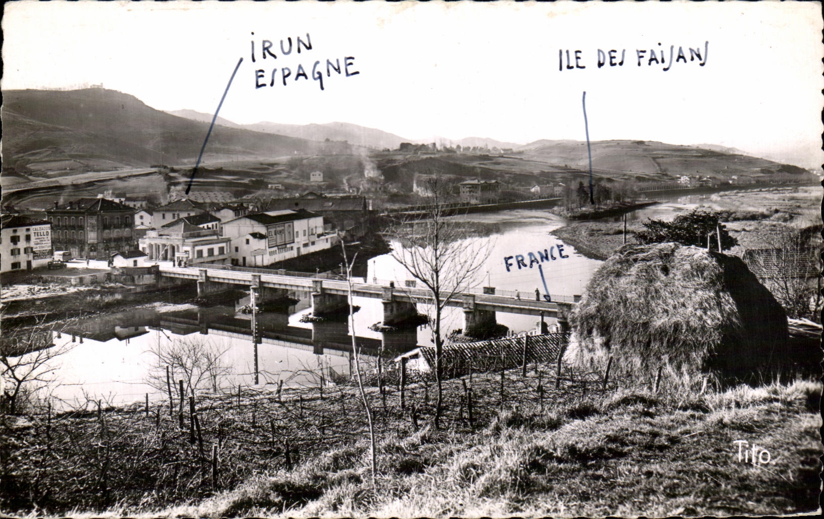 Irun Espagne — Ile des Faisans — M. Berjaud 745