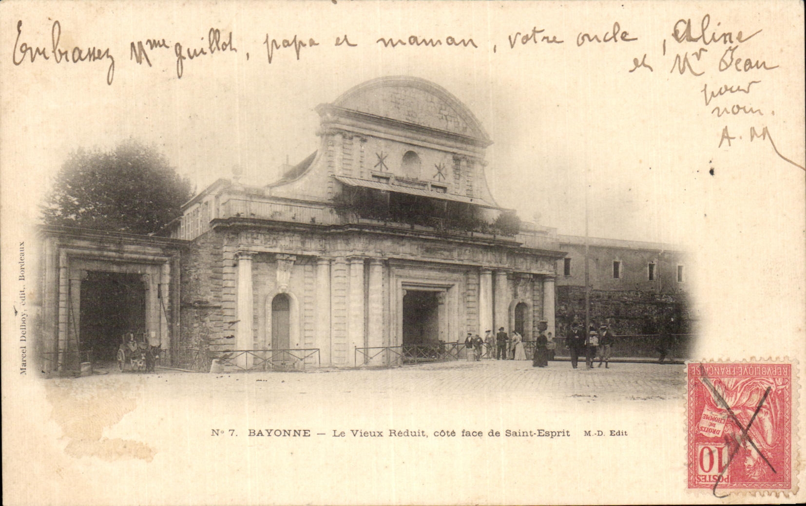 Bayonne — Le Vieux Réduit, côté face de Saint-Esprit — M.D. Edit