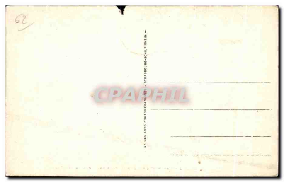 Monument aux Morts du Pluviose — Calais — Verlag CPAPHIL n°48 — Rückseite