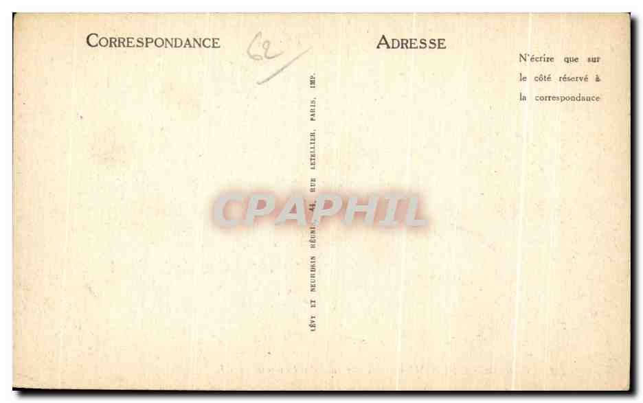 CPA Boulogne sur Mer L'arrivee du poisson TOP — Verso