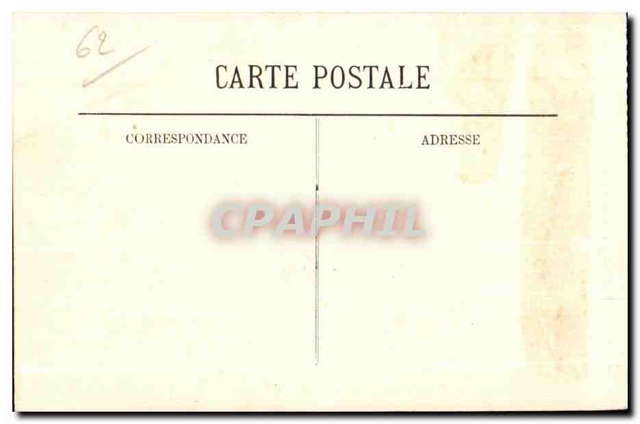 Boulogne-sur-Mer — La Estación Central — H. C. — Reverso