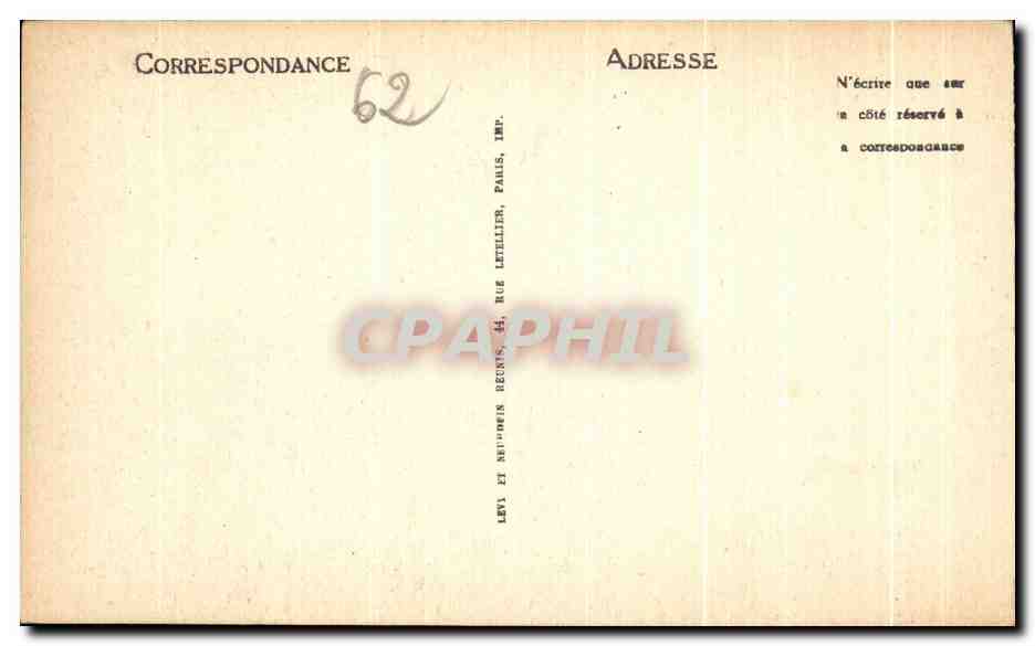 Boulogne-sur-Mer — Una Boulonnaise, Toilette de Ville — LL, n° 280 — Verso