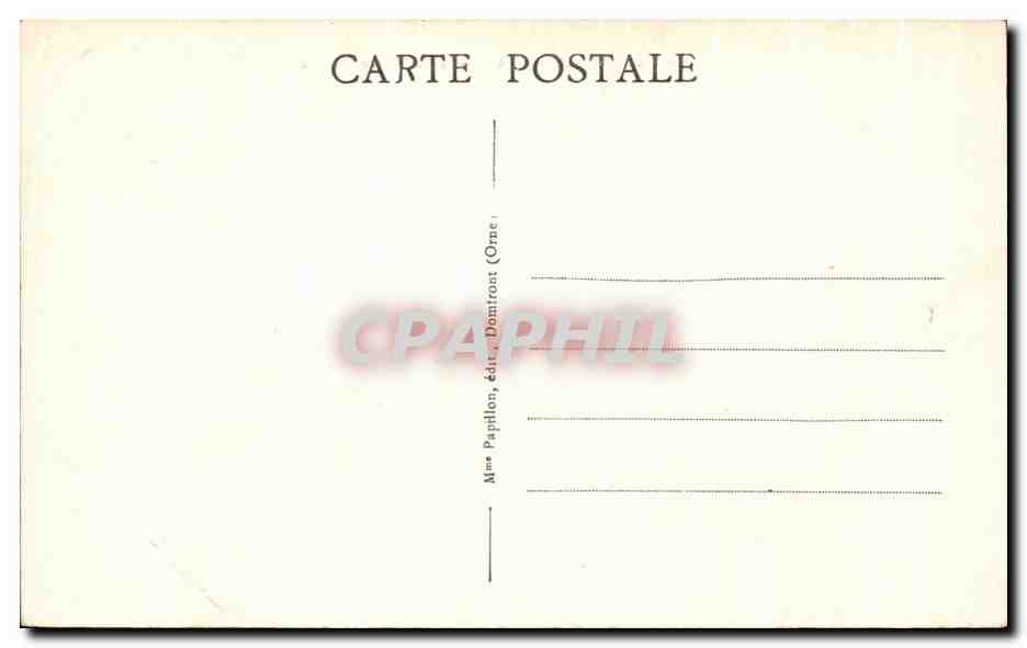 CPA Domfornt Vue prise du Tertre Chapon — Rückseite