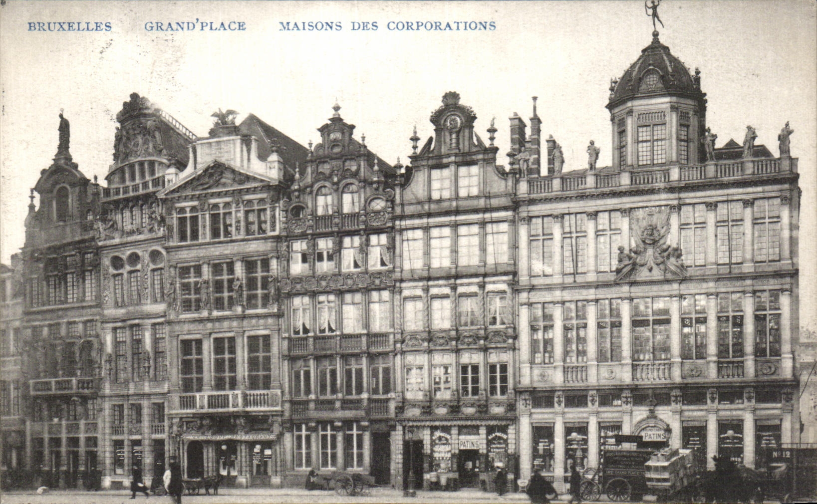 CPA Bruxelles Grand Place Maisons des Corporations