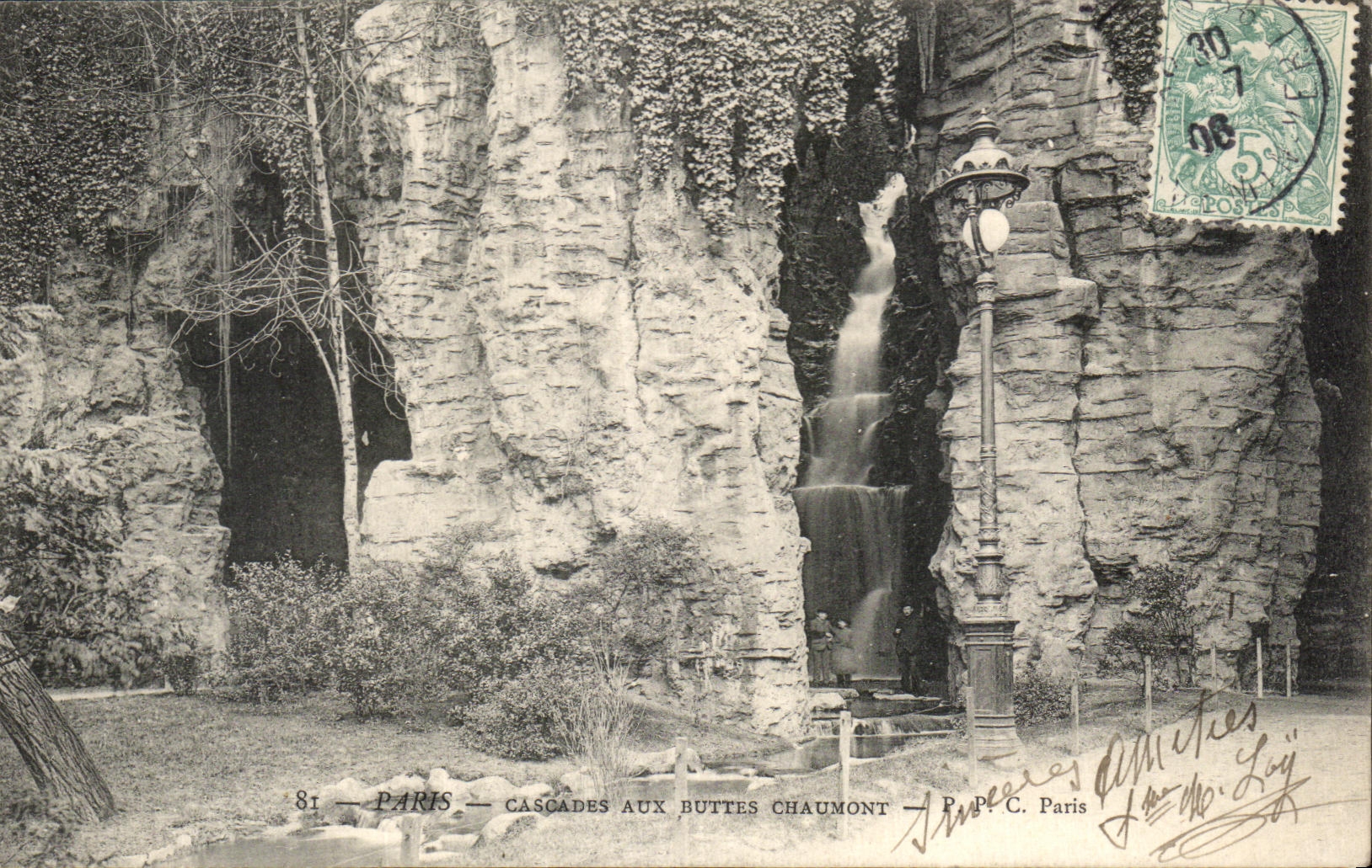 CPA Paris Casoades Aux Buttes Chaumont