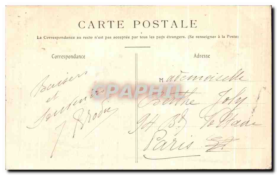 CPA Forges Les Eaux Avenue Separant lac Et Le Tennis a l'Etablissement Thermal — Rückseite