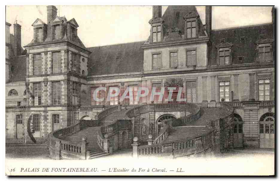 Palazzo di Fontainebleau — Le Scale del Cavallo — LL.