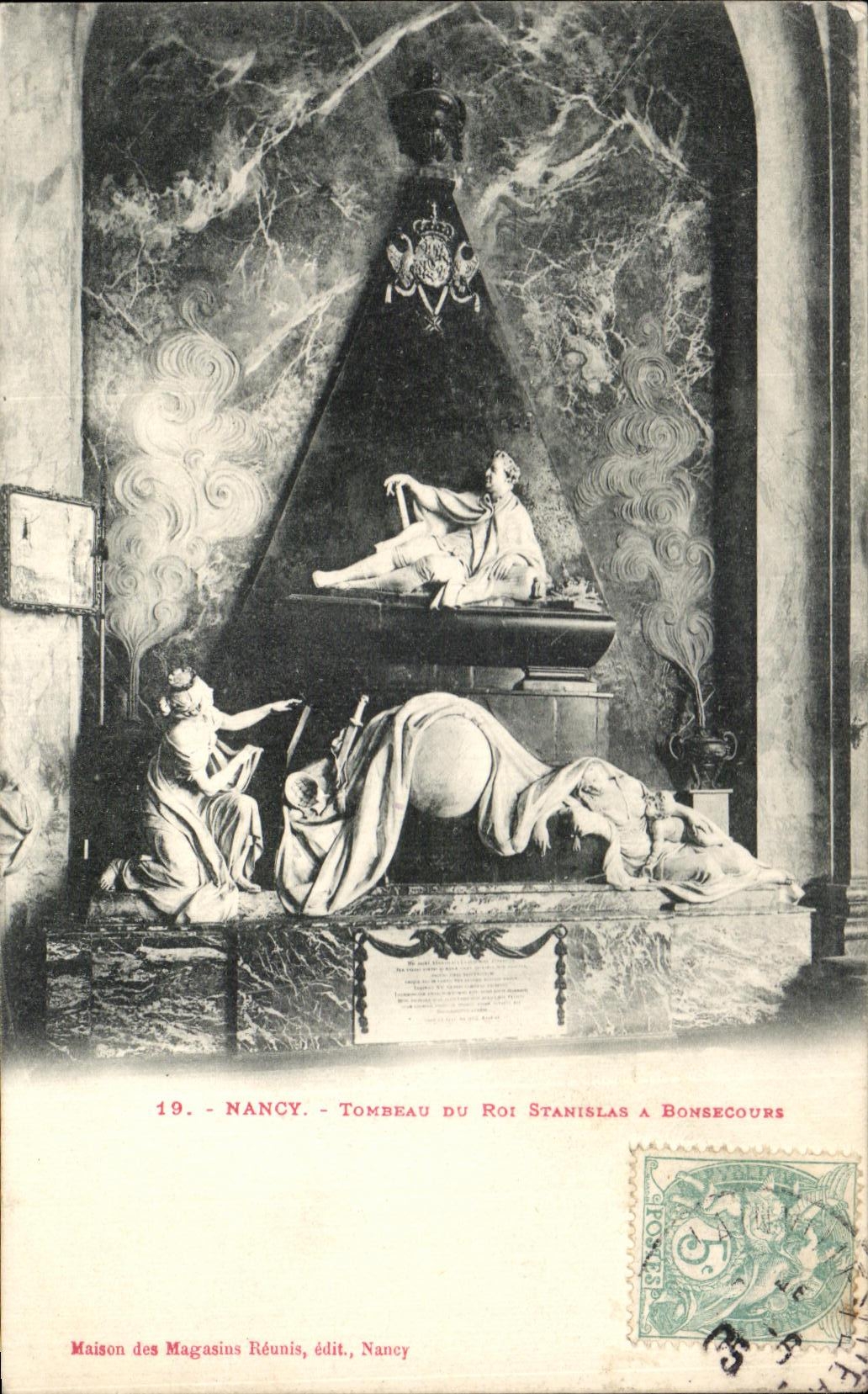 CPA Nancy Tombeau Du Roi Stanislas A Bonsecours
