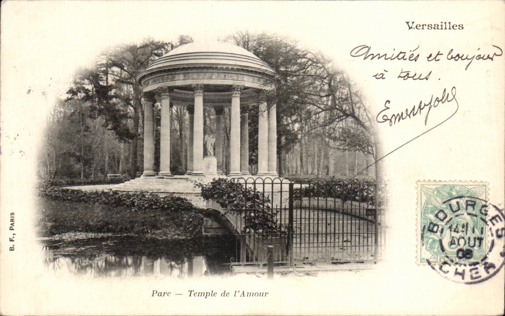 CPA Versailles Parc Temple de l'Amour 