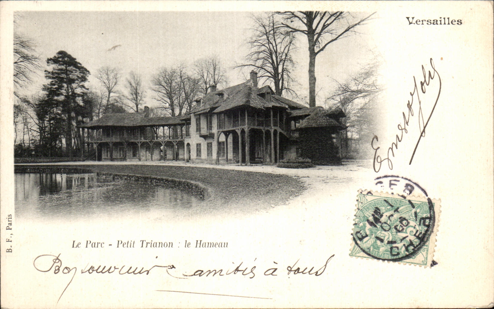CPA Versailles Le Parc Trianon le Hameau