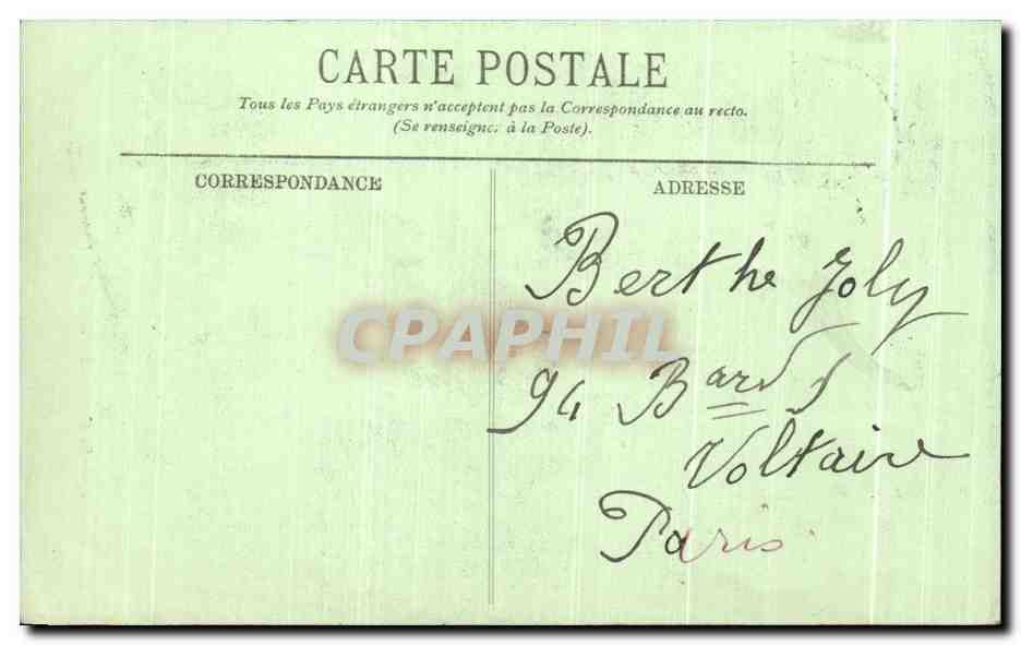 CPA Amiens La Cathedrale L'Ange Pleureur Mort Crane — Rückseite