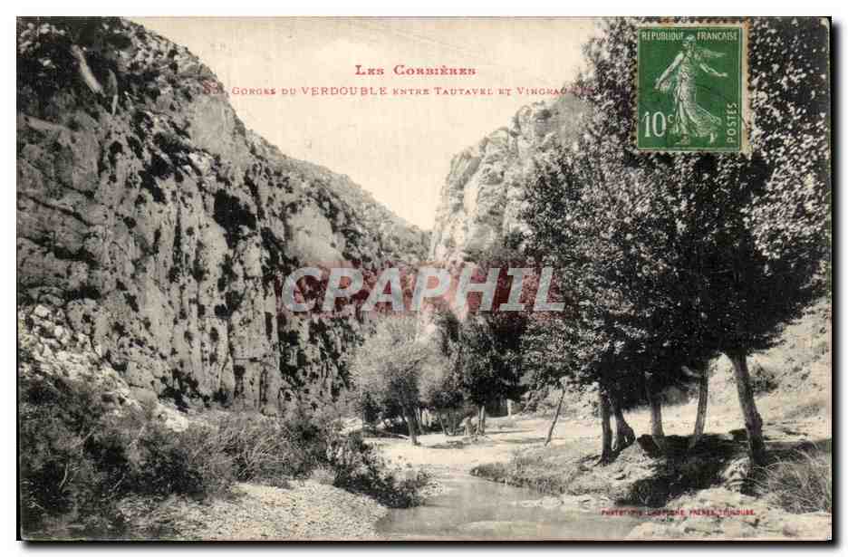 CPA Les Corbieres Gorges Du Verdouble Entre Tautavel Et Vingrau