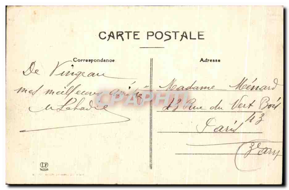 CPA Les Corbieres Gorges Du Verdouble Entre Tautavel Et Vingrau — Verso