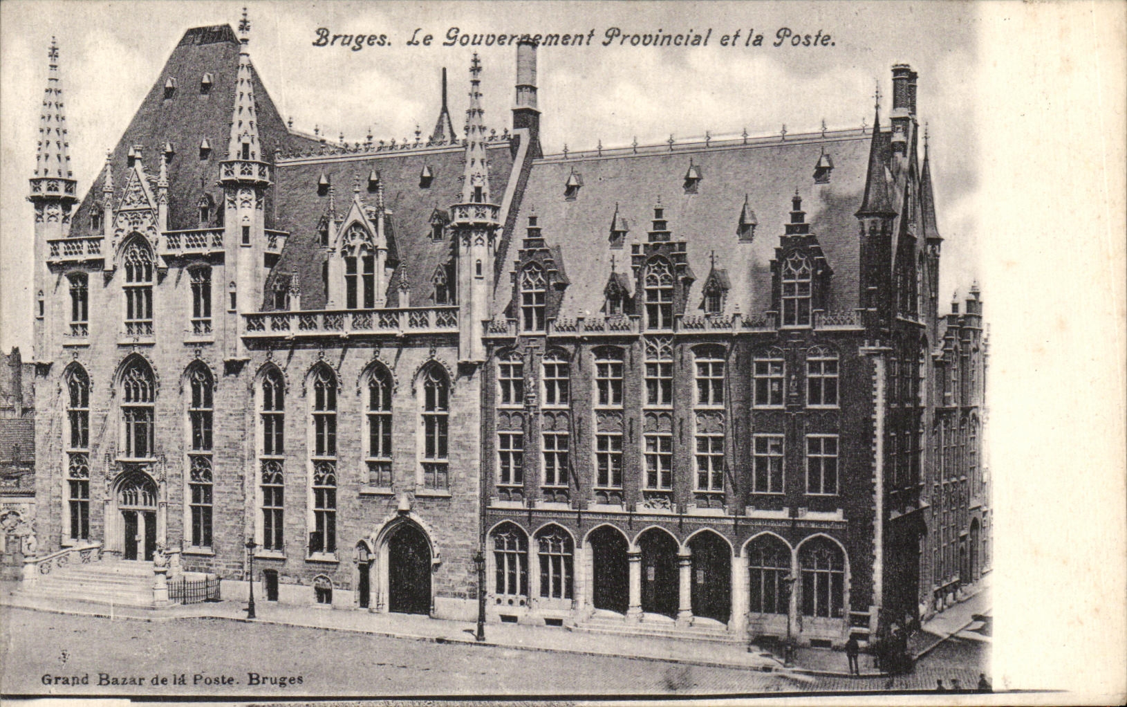CPA Bruges Le Gourvernement Provincial et la Poste