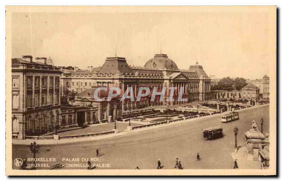 CPA Bruxelles Palais Du Roi Brussel Koninklijk Paleis