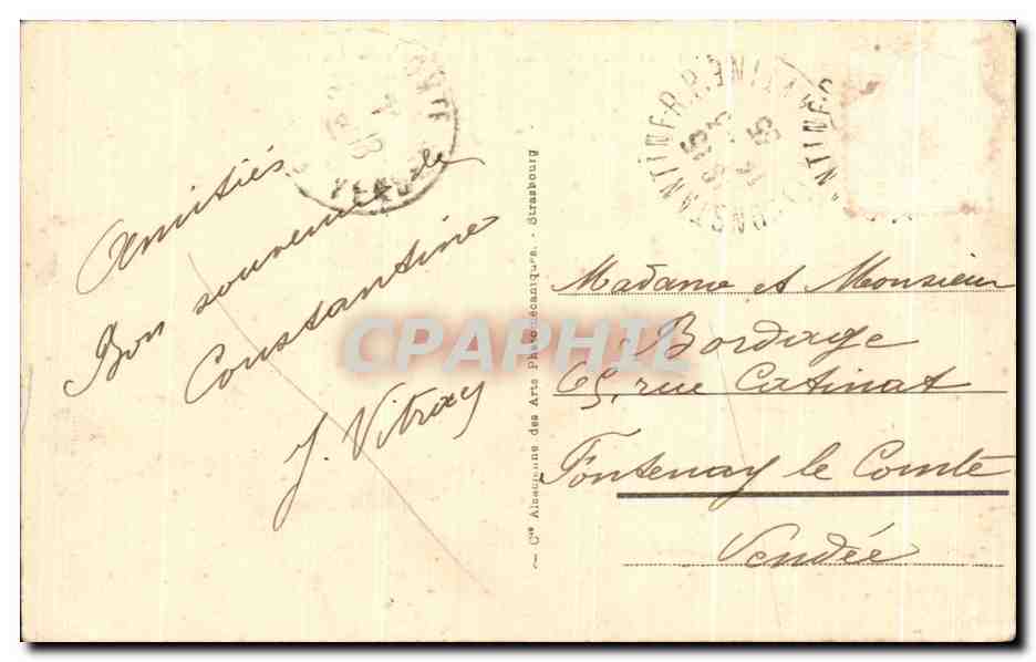 CPA Constantine La Ville indigenueau bord du Rhumel Algerie  — Back
