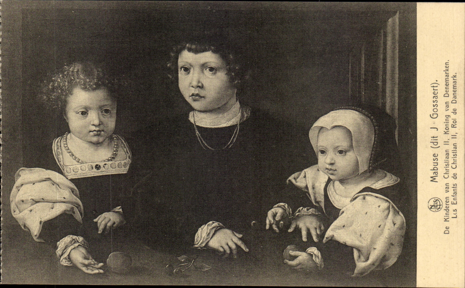 Les Enfants de Christian II, Roi de Danemark — J. Gossaert