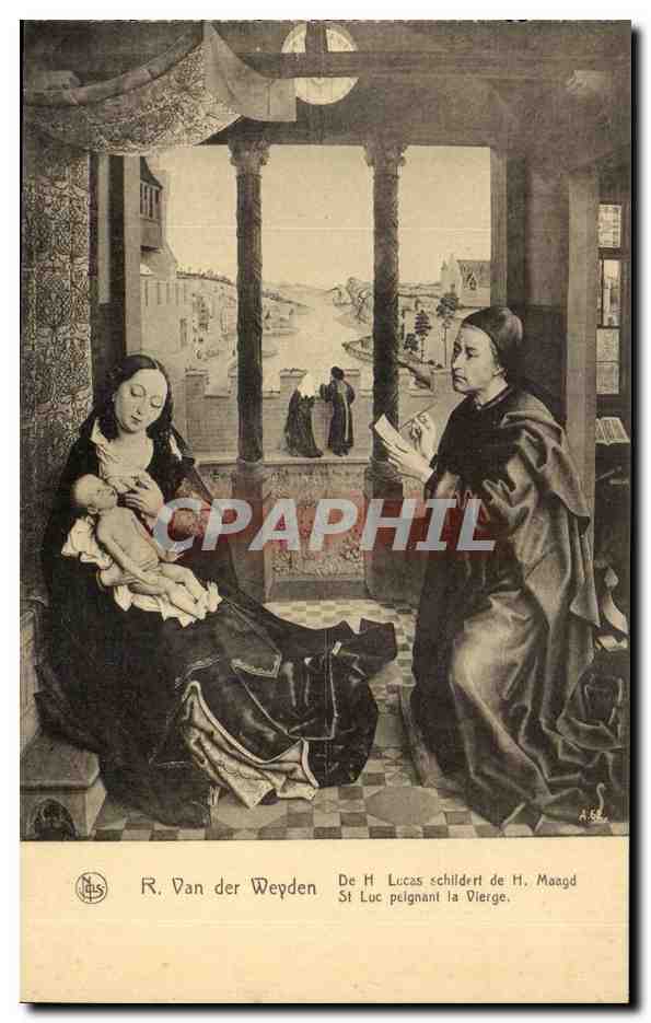 Saint Luc peignant la Vierge — R. Van der Weyden — Cliché Paolo L'Epî, Bruxelles