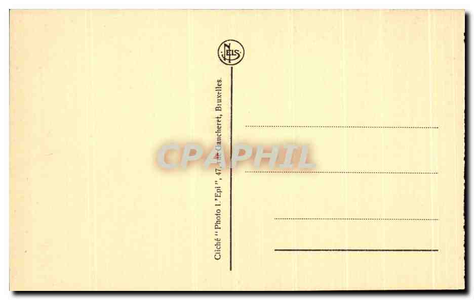 CPA Exposition Anvers 1930 Quinten Metsys De H Maagd met de Kersen La Vierge aux cerises — Verso