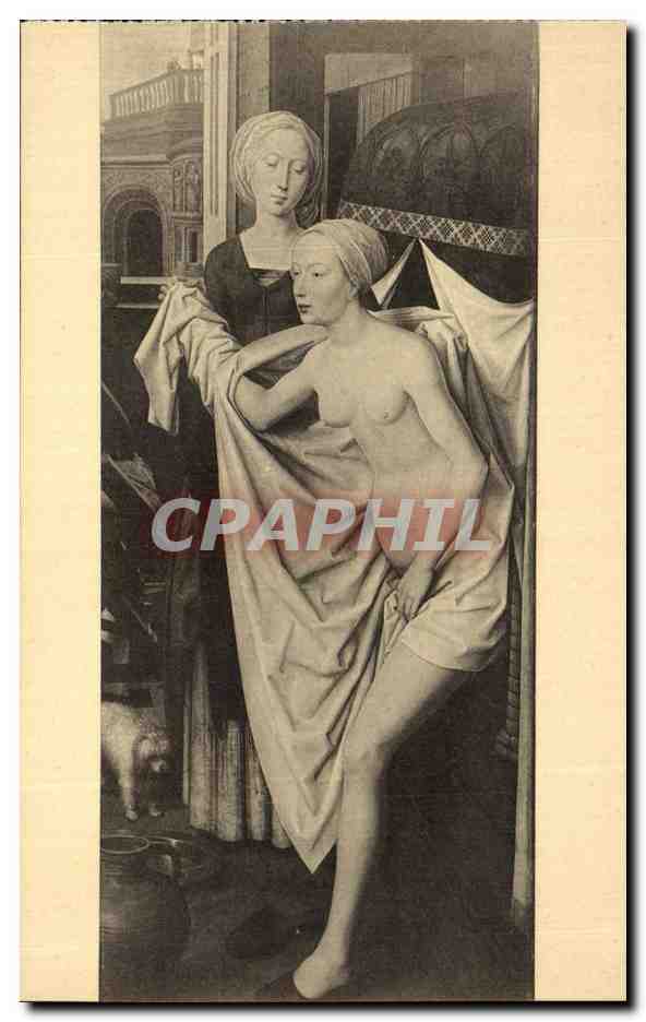 CPA Exposition Anvers 1930 H Memling Bethsade in het Bad Bethsabee au Bain