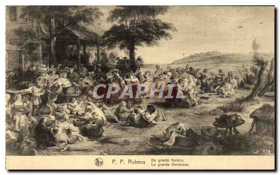 CPA Exposition Anvers 1930 P P Rubens De Groote Kermis La Grande Kermesse