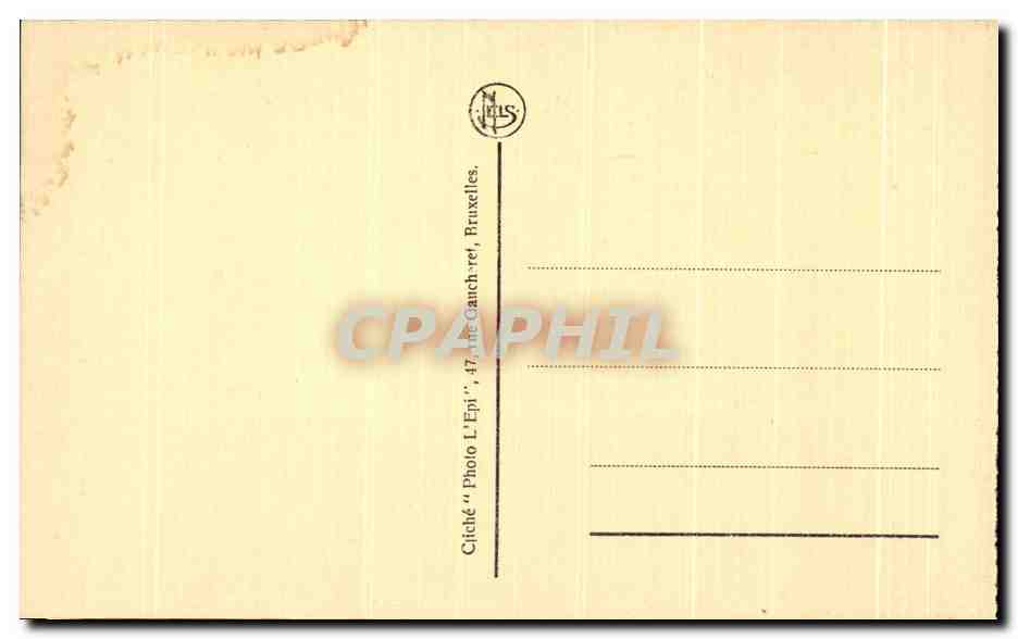 CPA Exposition Anvers 1930 J van Craesbeek De Moord op de Onnoozele Kinderen Le Massacre des Innocents — Rückseite