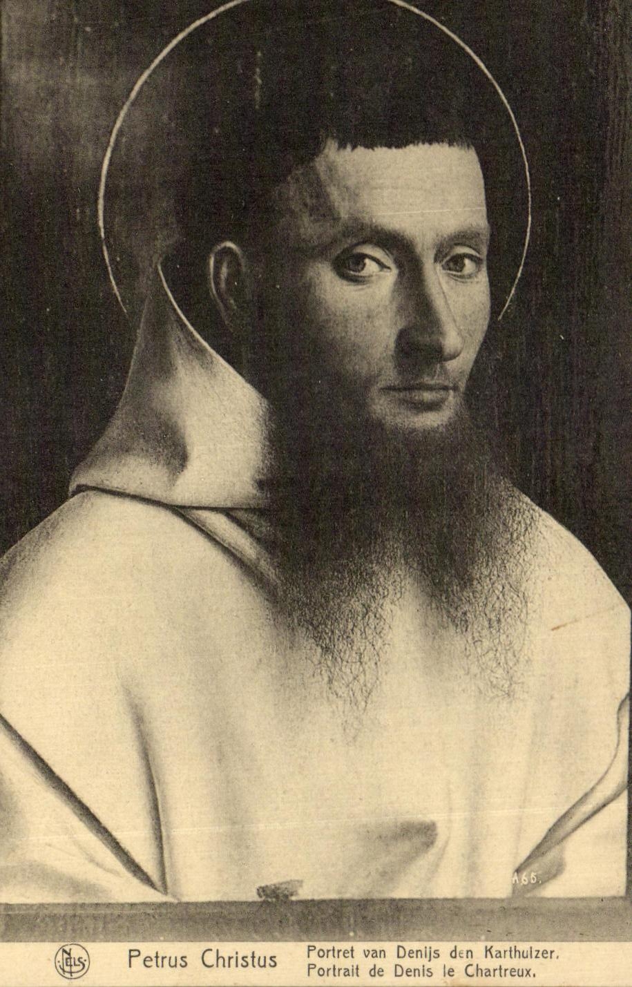 CPA Exposition Anvers 1930 Petrus Christus Portrait de Denis le Chartreux