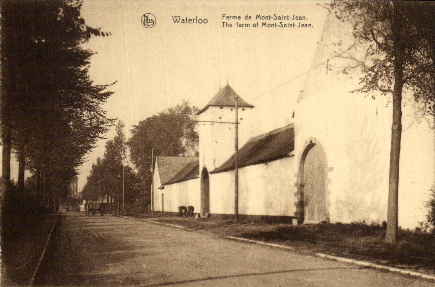 Ferme de Mont-Saint-Jean — Waterloo — éditeur N. Ellis, n° de série non visible