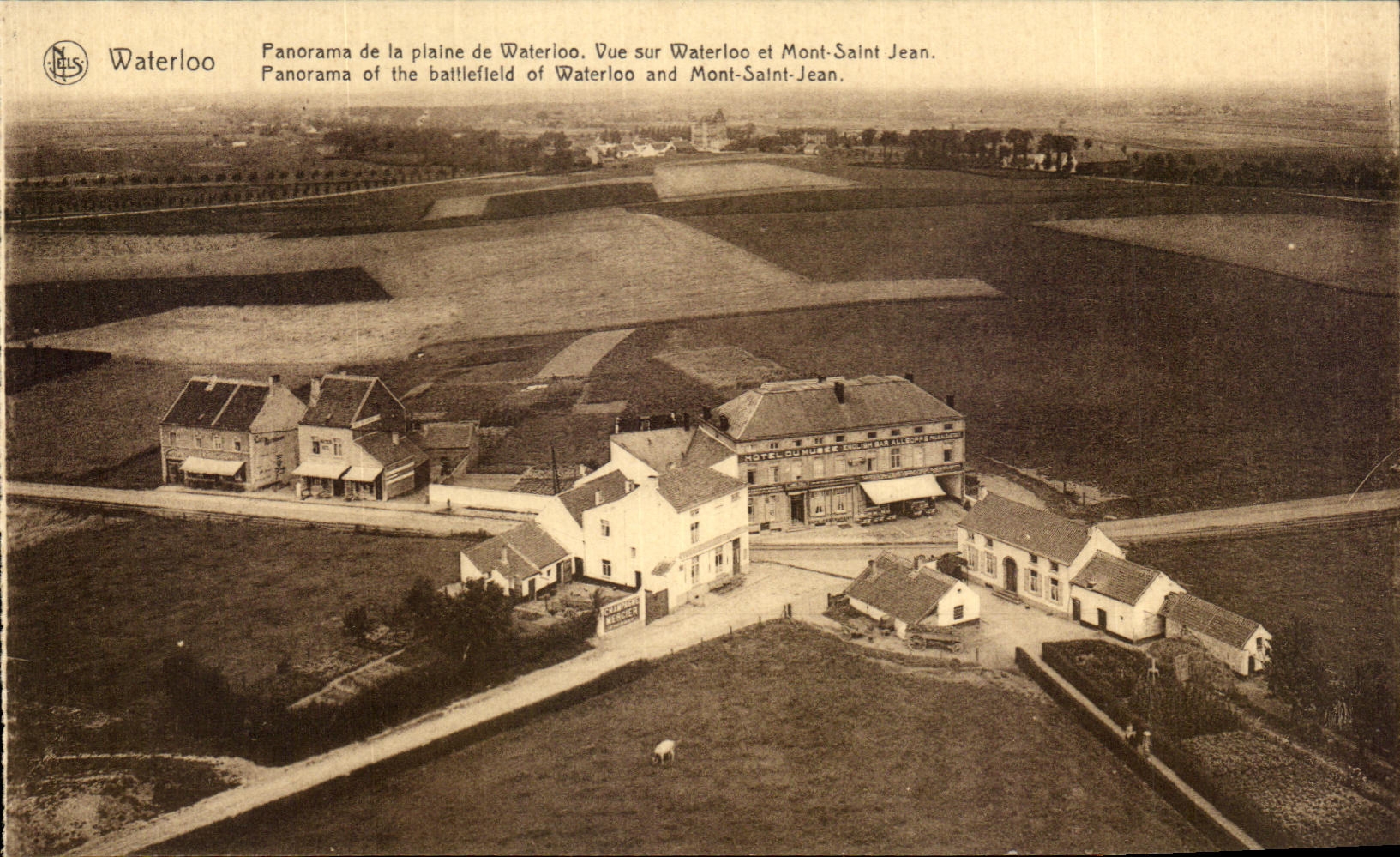 CPA Waterloo Panorama de la Plaine de Waterloo Vue Sur Waterloo et Mont Saint Jean Panorama of The Battleefield of Wate