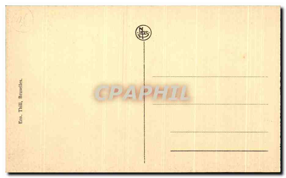 Waterloo - Monument des Belges — éditeur N. Thill, Bruxelles, n° de série 218 — Reverso