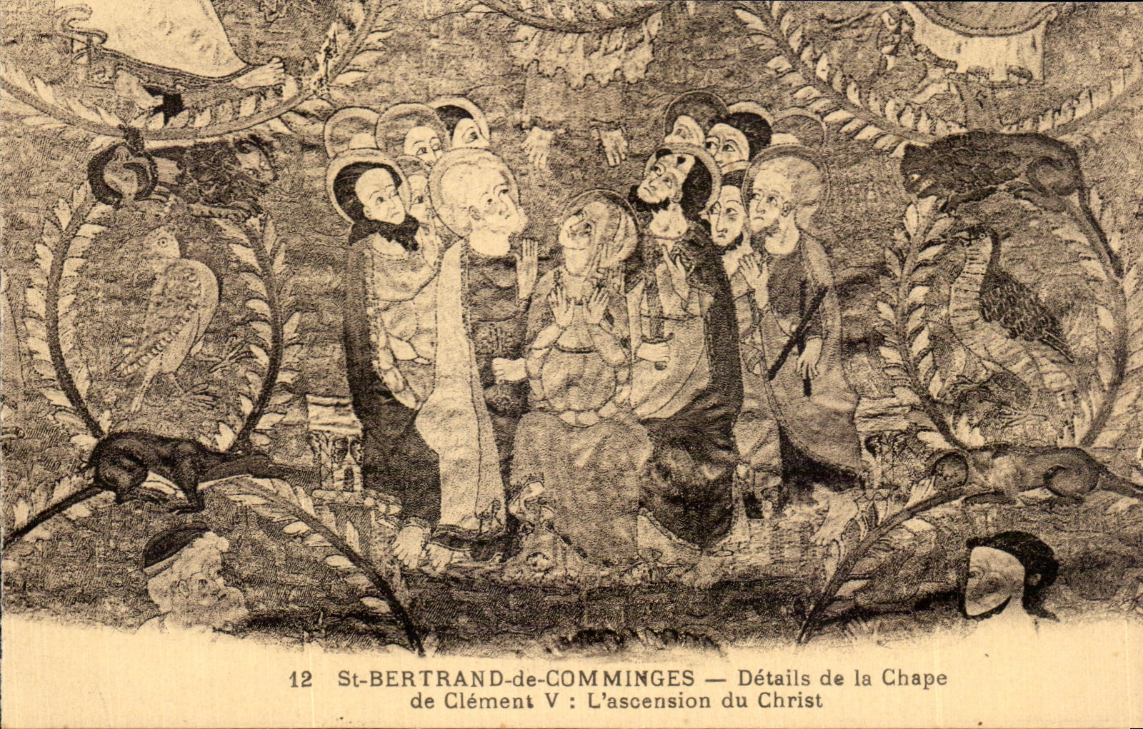 CPA St Bertrand de Comminges Details de la Chape de Clement Le Christ 