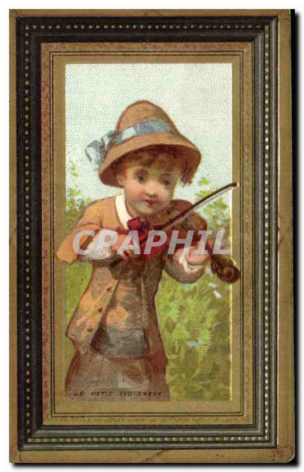 Chromo Enfant Violon 