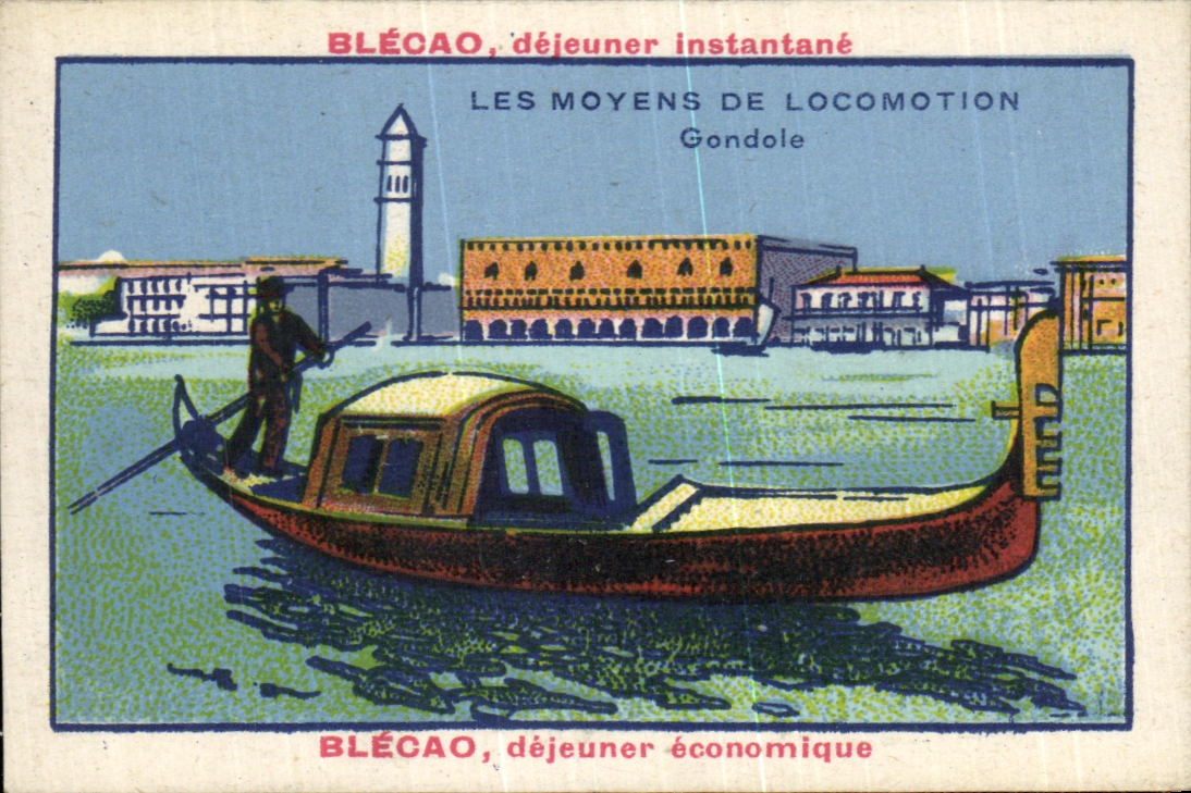 Image Blecao dejeuner economique Gondole Venise 