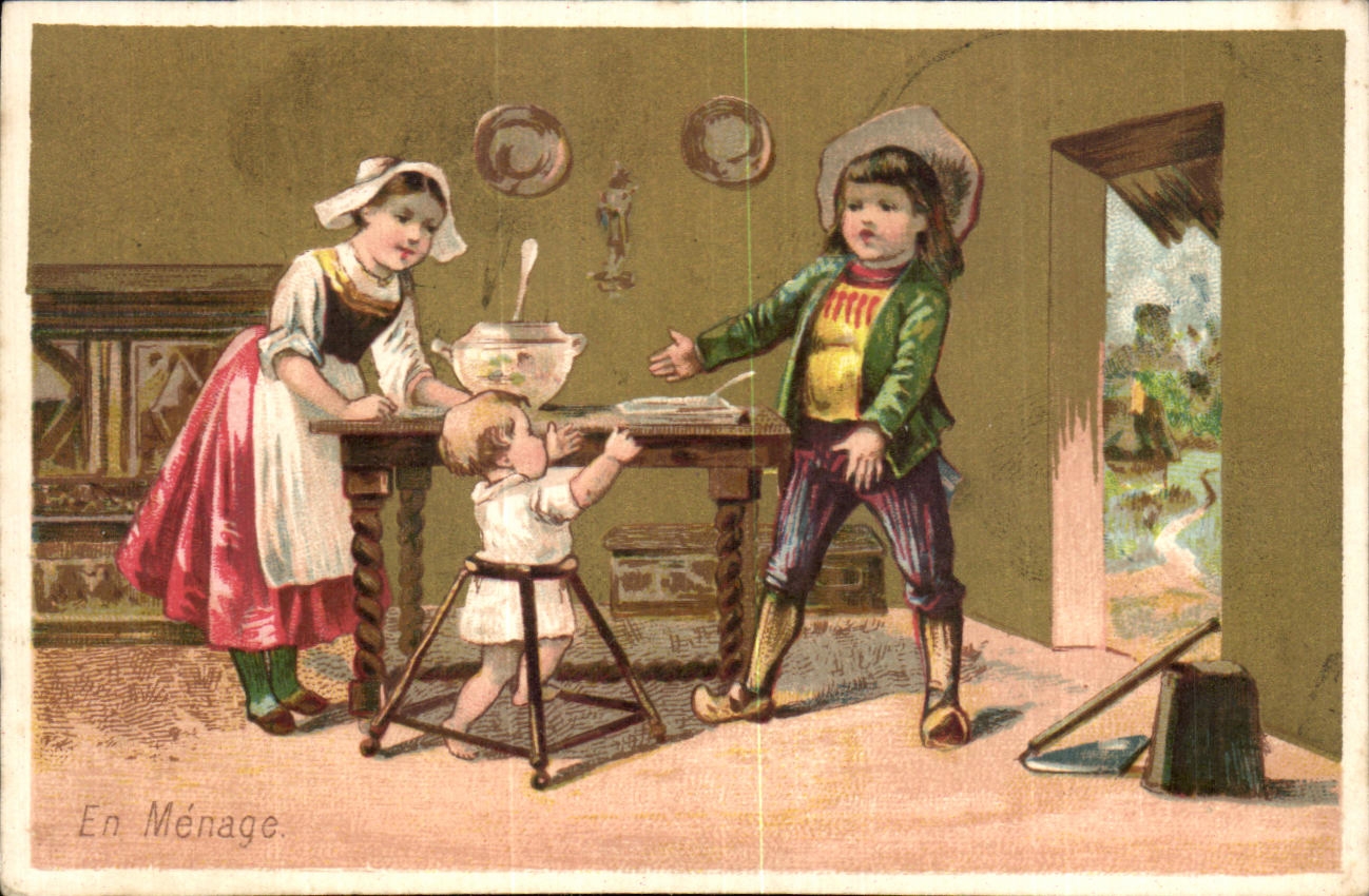 Chromo En Menage Enfants